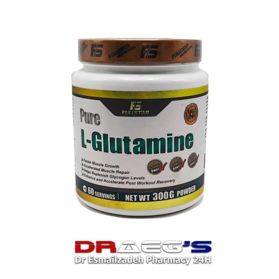 فول استار ال گلوتامینfuulstar l_glutamine 300gr