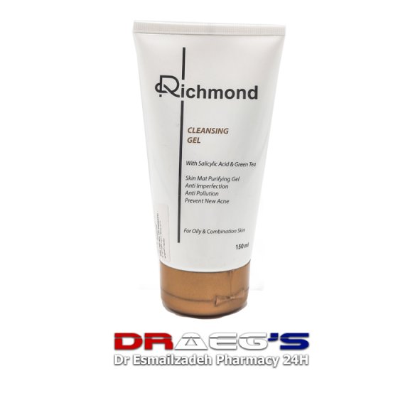 ریچموند ژل پاک کننده پوست چربRichmond cleansing gel for oily skin