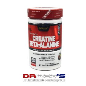 ویسر کراتین+بتا آلانینWISSER CREATINE+BETA ALANINE 300GR