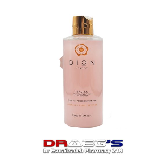 دیون لاندن شامپو ضدشوره موهای خشک و نرمال Dion London Shampoo Mandarin And Lime500 ML