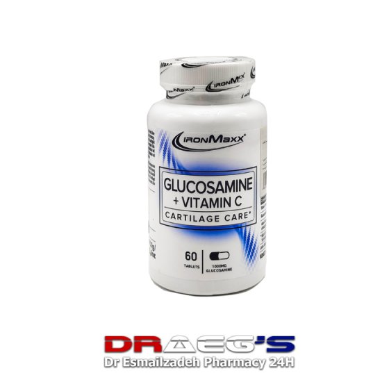 آیرون مکس گلوکوزامین+ویتامین ث 60 عدد قرصIRON MAXX GLUCOSAMINE+VITAMINEC 60 TABLETS