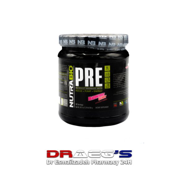 نوترابایو پمپ ورک اوت586 گرمNUTRABIO PUP PRE WORKOUT586G