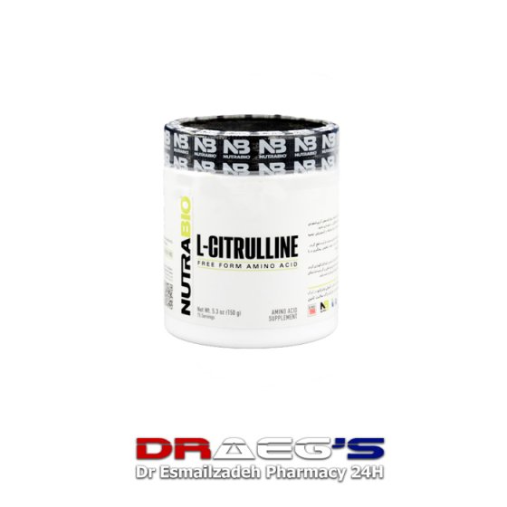 نوترابایو ال سیترولین 150 گرمnutrabio l_citruliine 150 gr