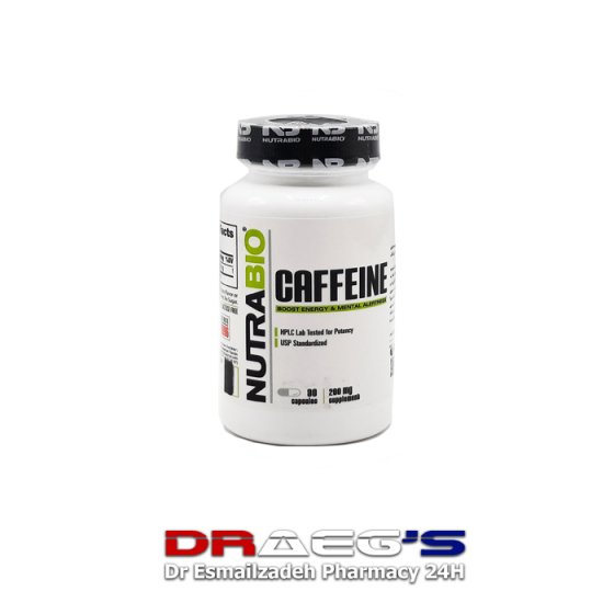 نوترایایو کافئین کپسول 30 عددیNUTRABIO CAFFEINE CAPS30