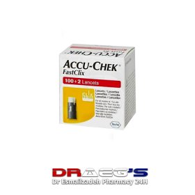 اکیو چک سوزن تست قند خون 102 عددیACCU CHEK FAST CLIX 102 LANCETS