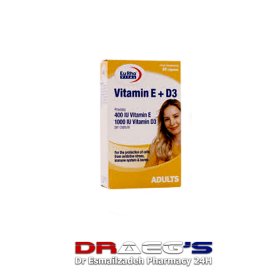 یوروویتال کپسول ویتامین ای و د3 60 عددیEURHOVITAL VITAMIN E AND D3 60 CAPS