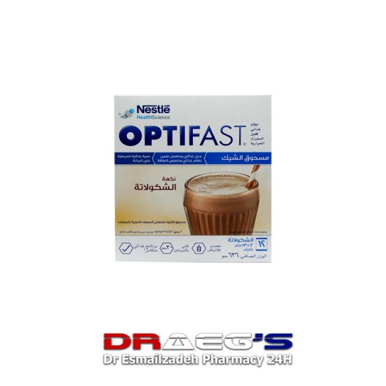 اپتی فست شیک شکلات ساشه 12عددیOPTI FAST SHAKE CIOCCOLATO 12 SACHETS