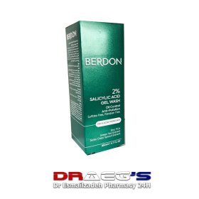 بردون ژل شستشوی سالیسیلیک 2%پوست چرب و آکنه ای حجم 200میلBERDON SALICYLIC ACID GEL WASH 200ML