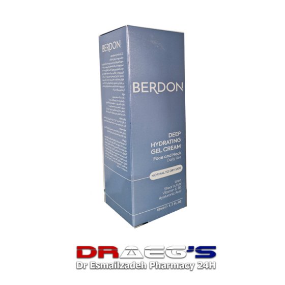 بردون کرم آبرسان عمیق پوست نرمال تا خشک با حجم 50 میلBERDON DEEP HYDRATINGCOEL CREAM NORMALTO DRY SKIN50ML