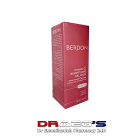 بردون ژل شستشوی روشن کننده انواع پوست ویتامین ث حجم 150میلBERDON VITAMIN C BRIGHTENING GEL WASH 150ML