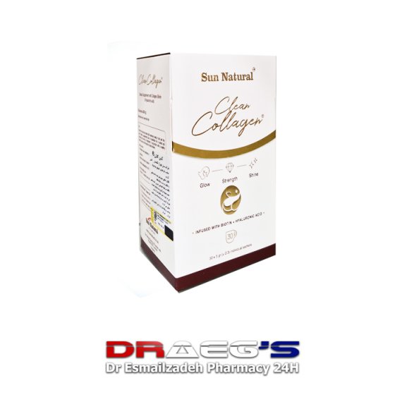 کلین کلاژن سان نچرال ساشه 30 عددی sun natural clean collagen sache30