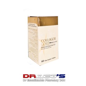 کلاژن گلد بیوتین +ویتامین ث و زینک آدریان قرص 60عدد collagen gold and biotin and vitaminc adrian 60tablets