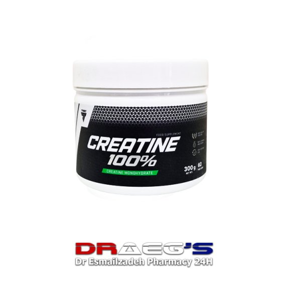 ترک کراتین پودر وزن 300گرم مکمل ورزشی treccreatine monohydrate300gr