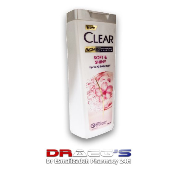 شامپو کلییر زنانه سافت اند شاینی با حجم 400میلCLEAR WOMWN SOFT&SHINE 400ML