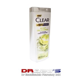 شامپو کلییر زنانه اسکالپ اویل کنترول حجم 400میل CLEAR OIL CONTROL 400ML